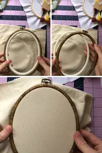 plastic embroidery hoop