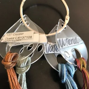 hanging floss embroidery 